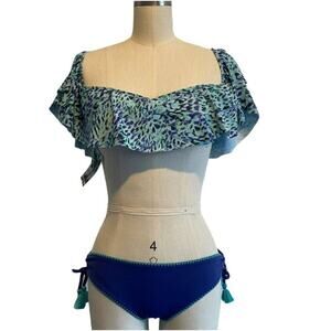 NWT Milonga Off Shoulder Kofta Bikini Top & Bottom Medium